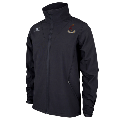 gilbert-rugby-hook-and-odiham-rfc-adulto-giacca-soft-shell-pro-full-zip-nera image 1