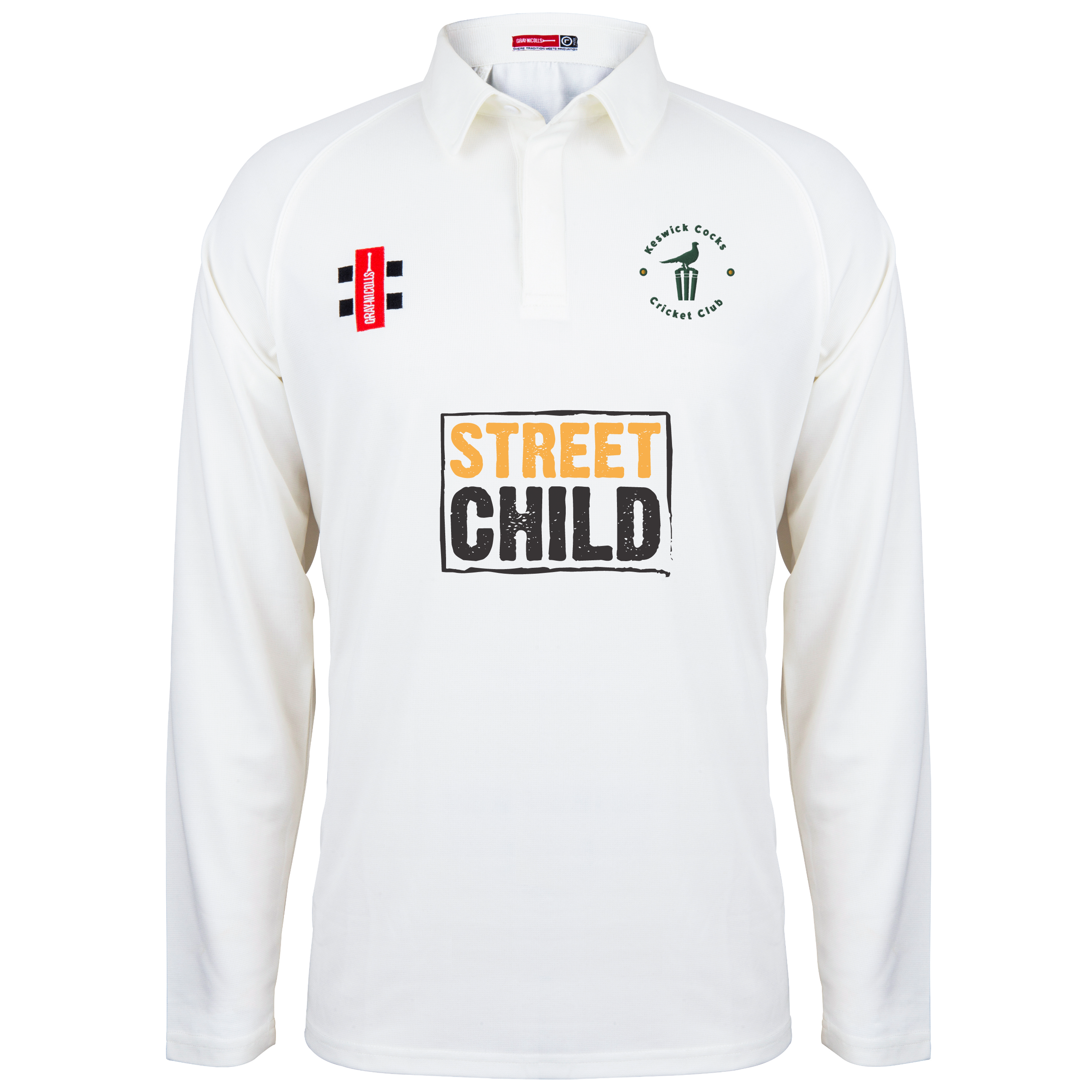 gray-nicolls-keswick-cocks-matrix-v2-maglia-cricket-manica-lunga-junior-avorio image 1