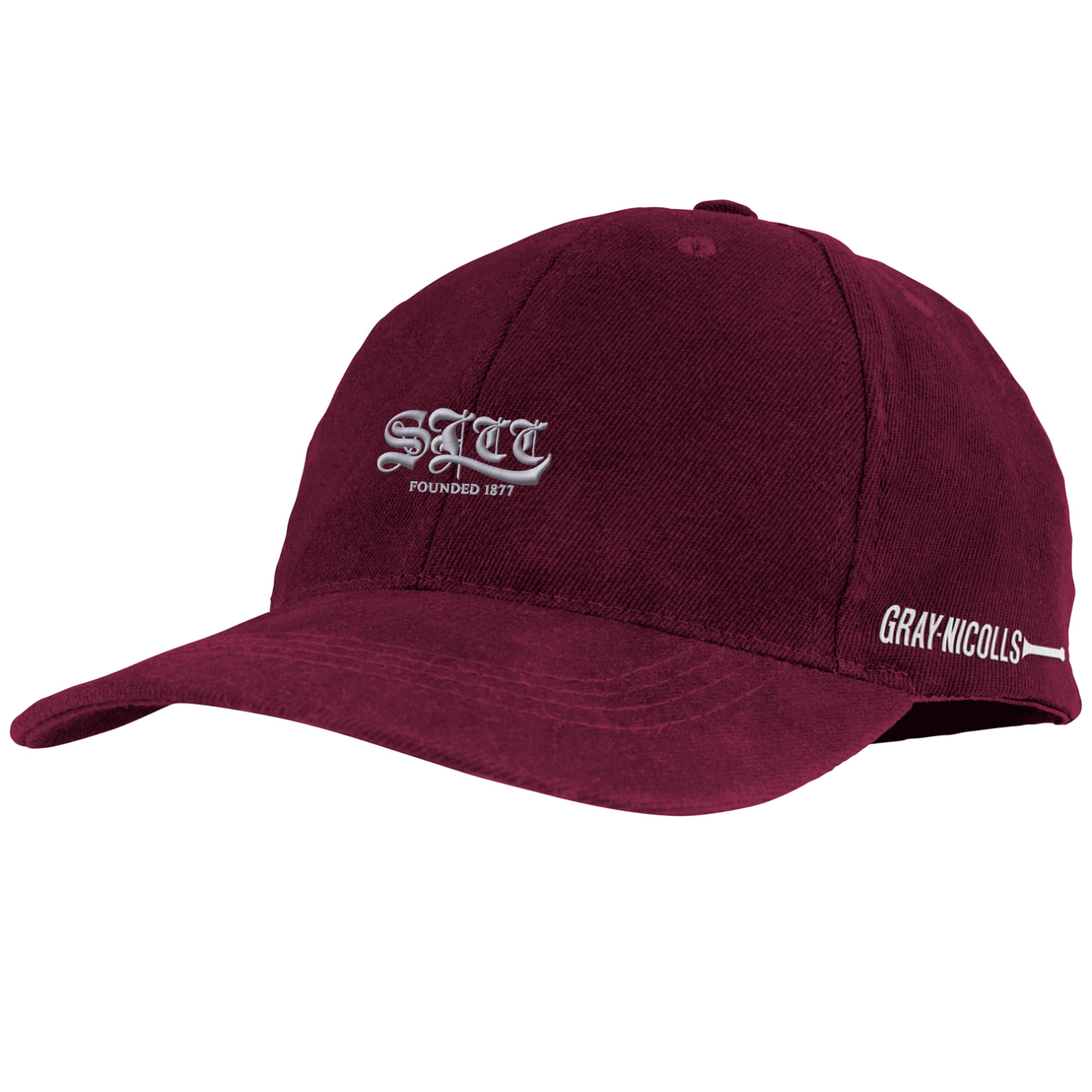 gray-nicolls-st-lawrence-pro-fit-cap-adult-maroon image 1