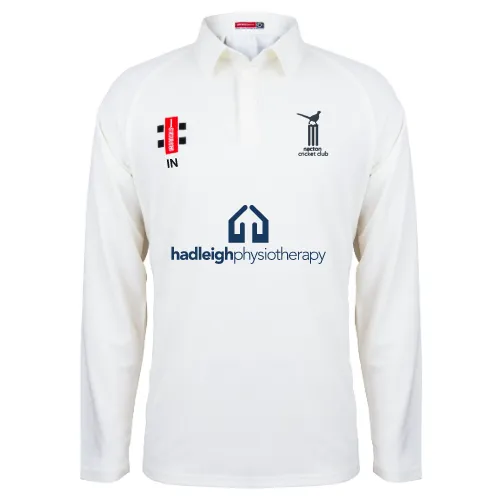 gray-nicolls-nacton-cc-junior-camicia-match-matrix-v2-manica-lunga-avorio image 1