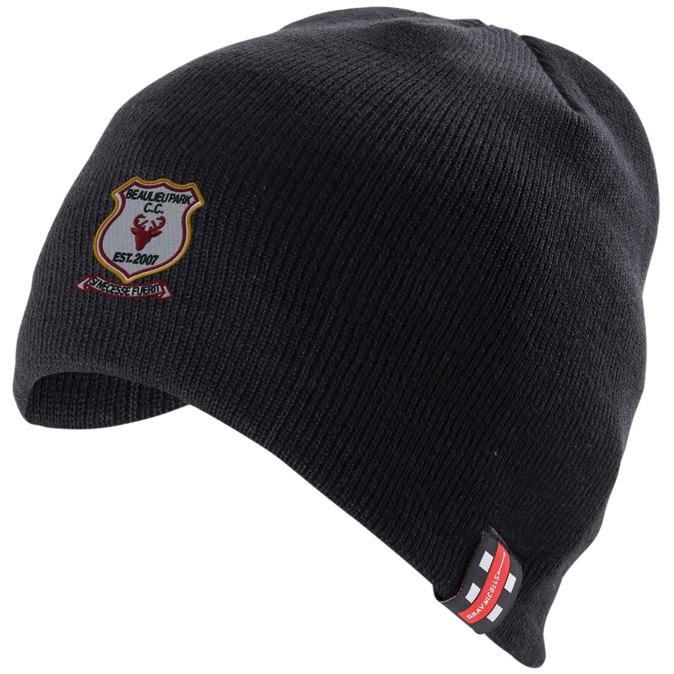 gray-nicolls-beaulieu-park-cc-berretto-beanie-adulto-nero image 1