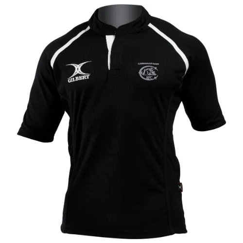 gilbert-rugby-cumbernauld-rfc-xact-ii-maglia-junior-nera-monochrome image 1