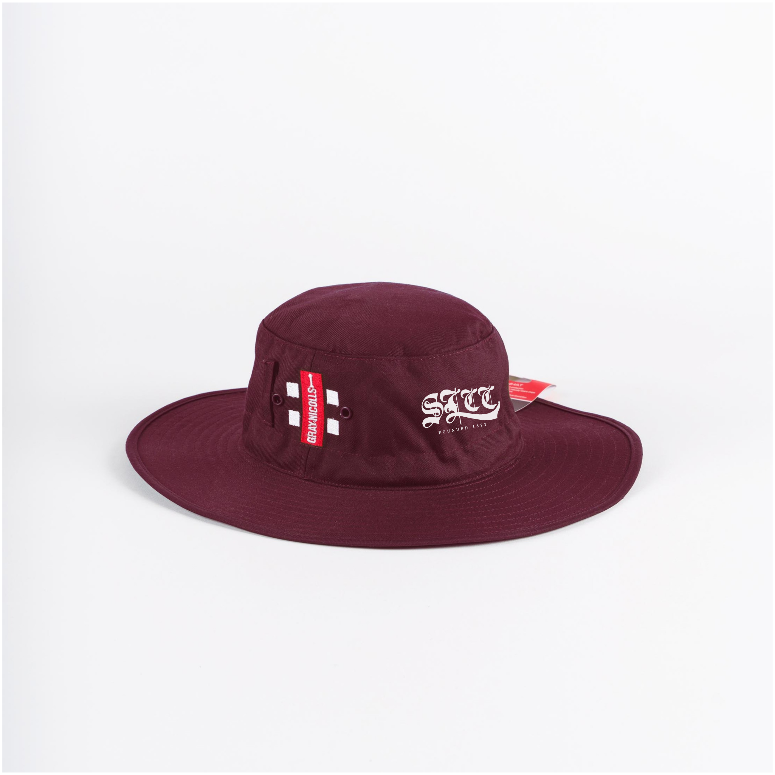 gray-nicolls-st-lawrence-senior-cappello-da-sole-da-cricket-bordeaux image 1