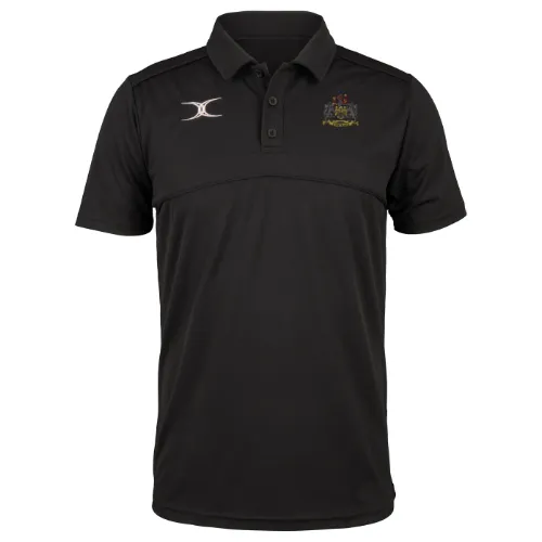 gilbert-rugby-newcastle-staffs-rufc-photon-polo-uomo-nera-adulto image 1
