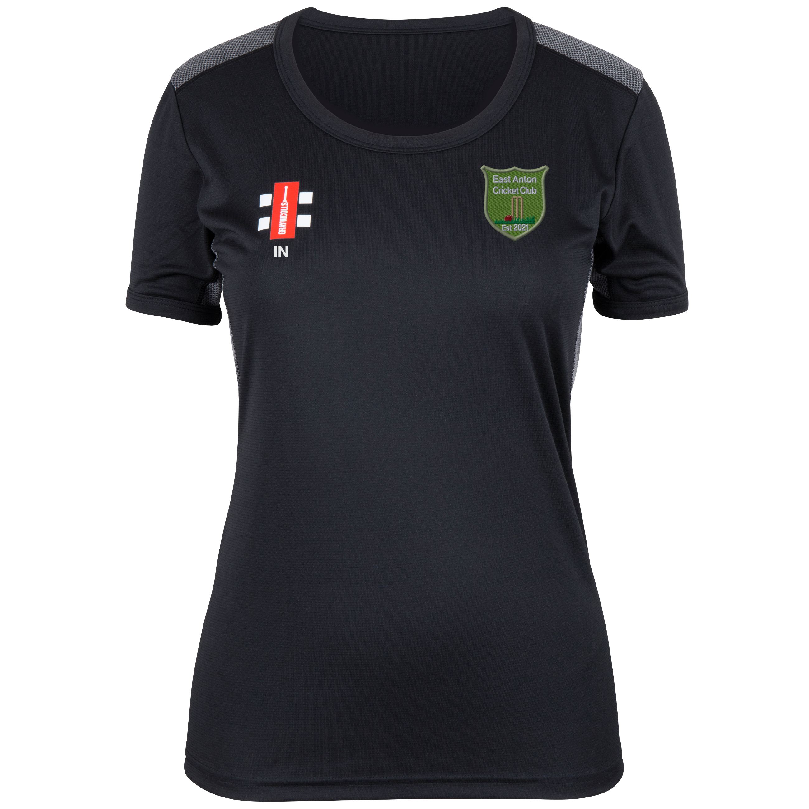 gray-nicolls-east-anton-cc-pro-performance-t-shirt-donna-nero image 1
