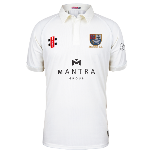 gray-nicolls-matrix-v2-maglia-cricket-manica-corta-junior-avorio-stanmore-cc image 1