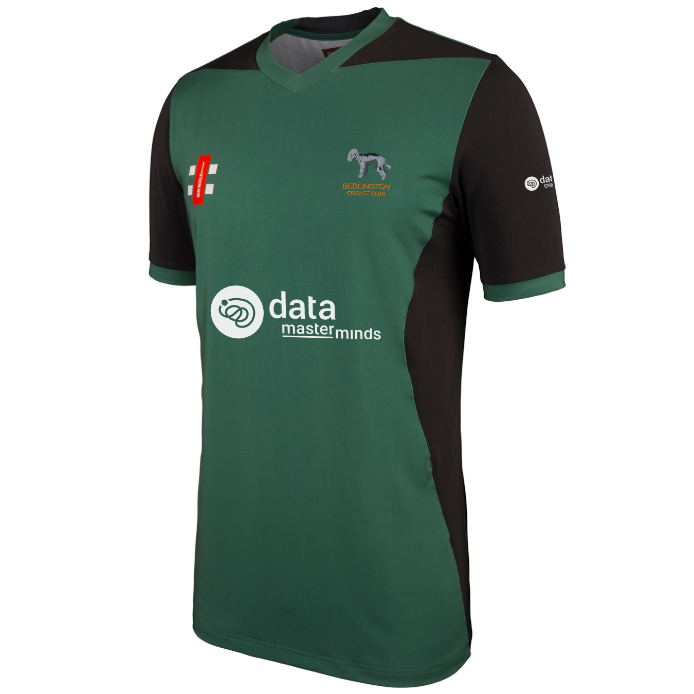 gray-nicolls-bedlington-pro-performance-maglia-cricket-t20-manica-corta-verde-ne image 1