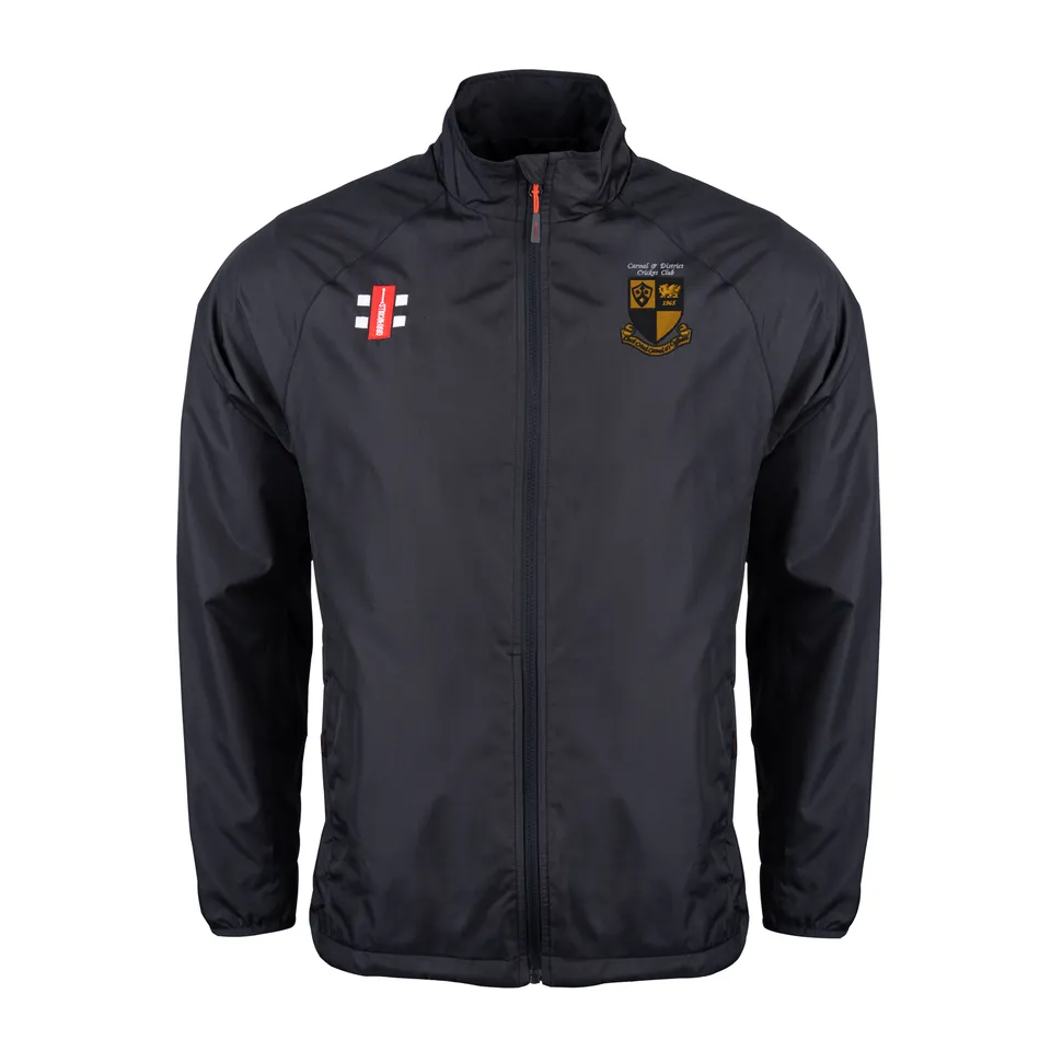 gray-nicolls-carmel-and-district-cc-velocity-rain-jacket-nera-senior-giacca-anti image 1