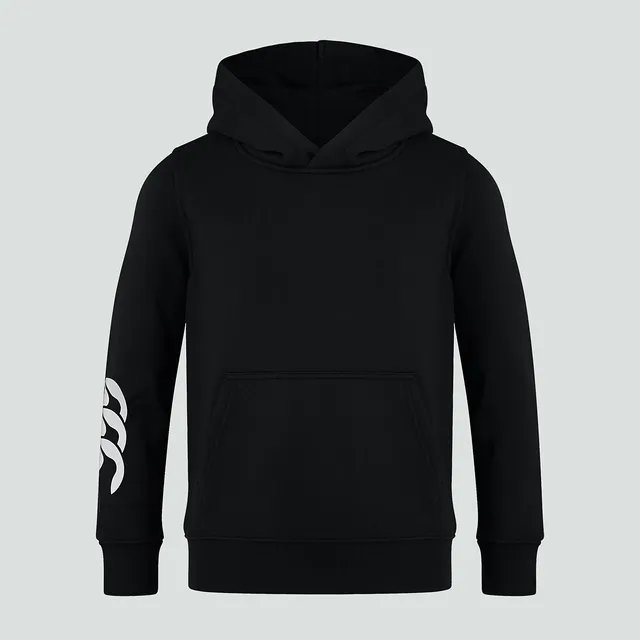 canterbury-junior-club-hoody-black-felpa-con-cappuccio-junior-nera image 1