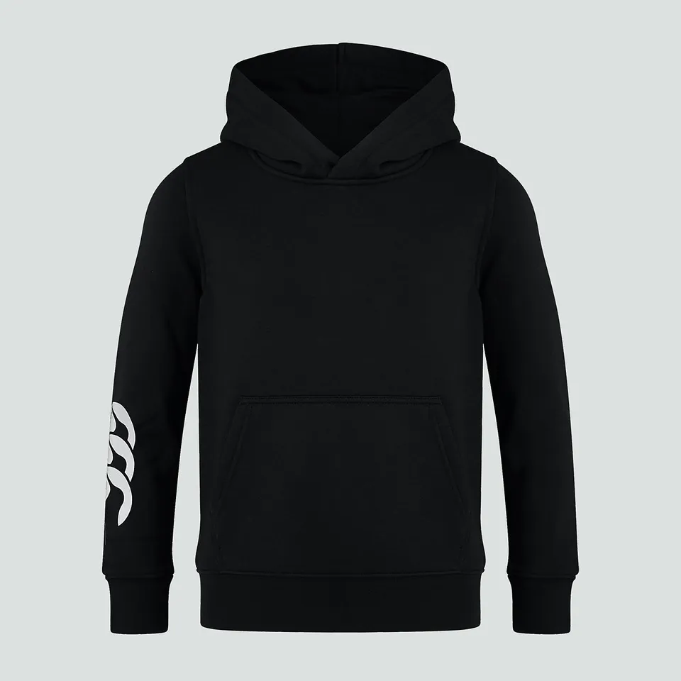 canterbury-junior-club-hoody-black-felpa-con-cappuccio-junior-nera image 1
