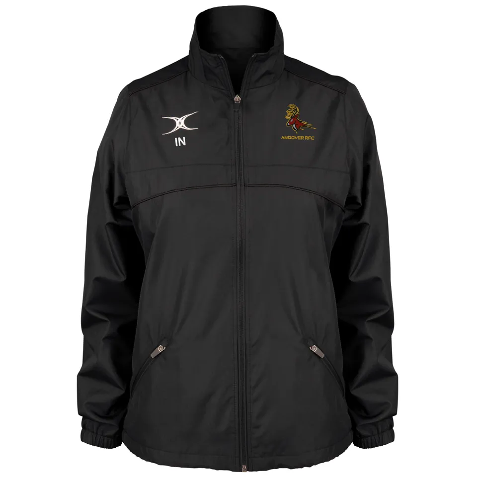 gilbert-rugby-andover-rfc-donna-giacca-full-zip-photon-nera image 1