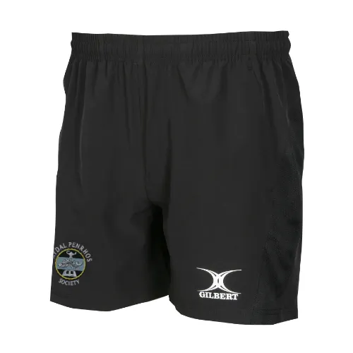 gilbert-rugby-leisure-short-senior-rydal-penrhos-rfc-nero image 1