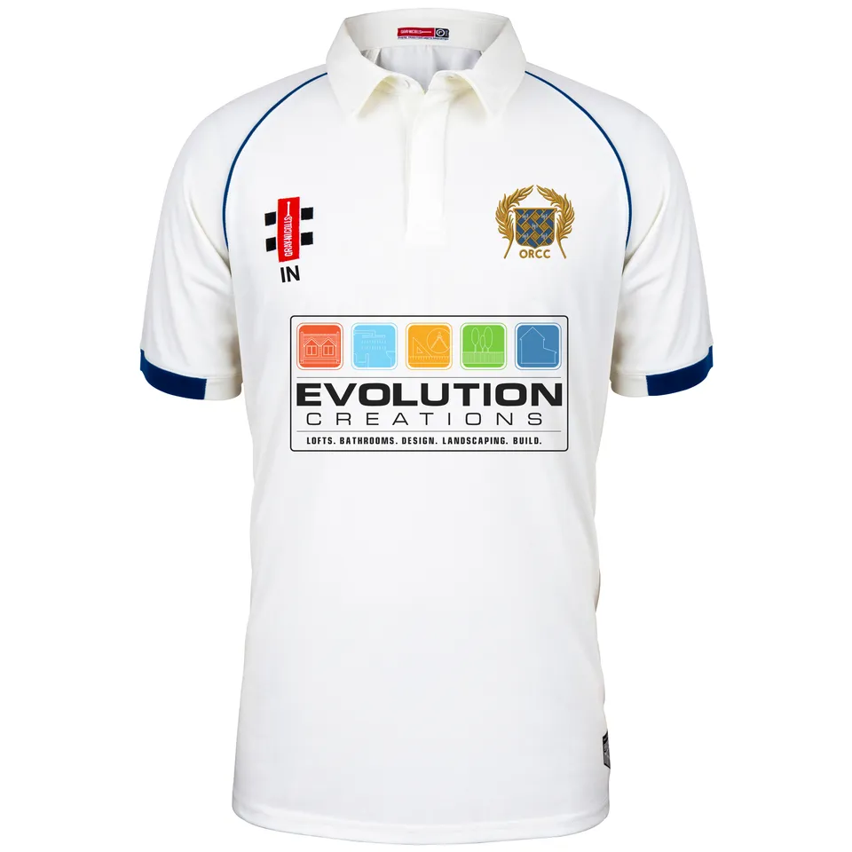 gray-nicolls-old-rutlishians-cc-junior-maglia-matrix-v2-manica-corta-avorio-navy image 1
