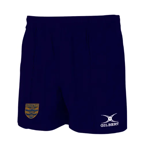 gilbert-rugby-kiwi-pro-pantaloncini-rugby-adulto-worthing-rfc-blu-navy image 1