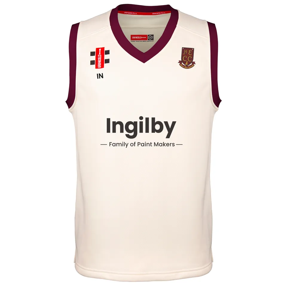 gray-nicolls-high-easter-senior-pro-performance-slipover-cricket-avorio-bordeaux image 1