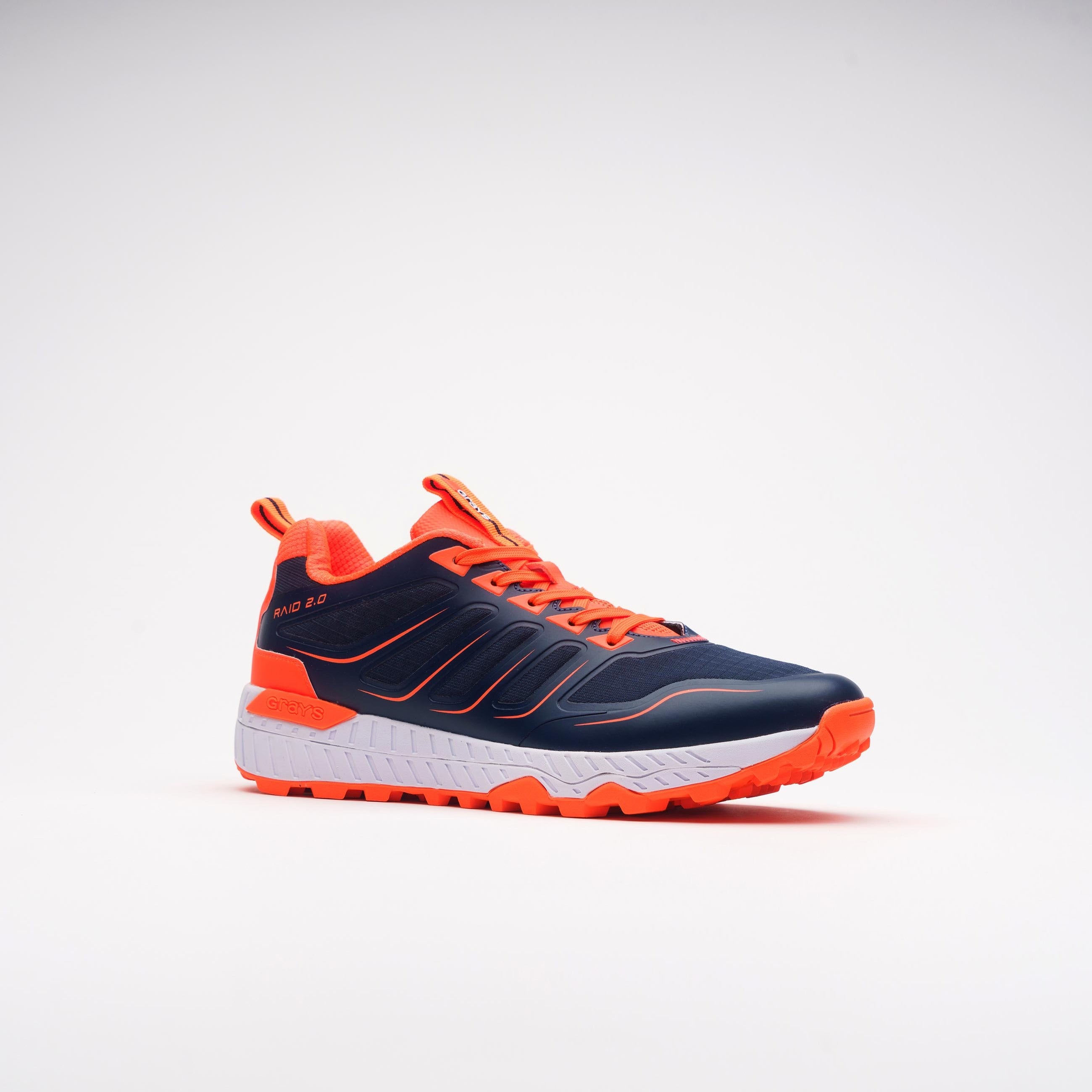 scarpe-hockey-grays-raid-2-0-blu-navy-arancione image 5