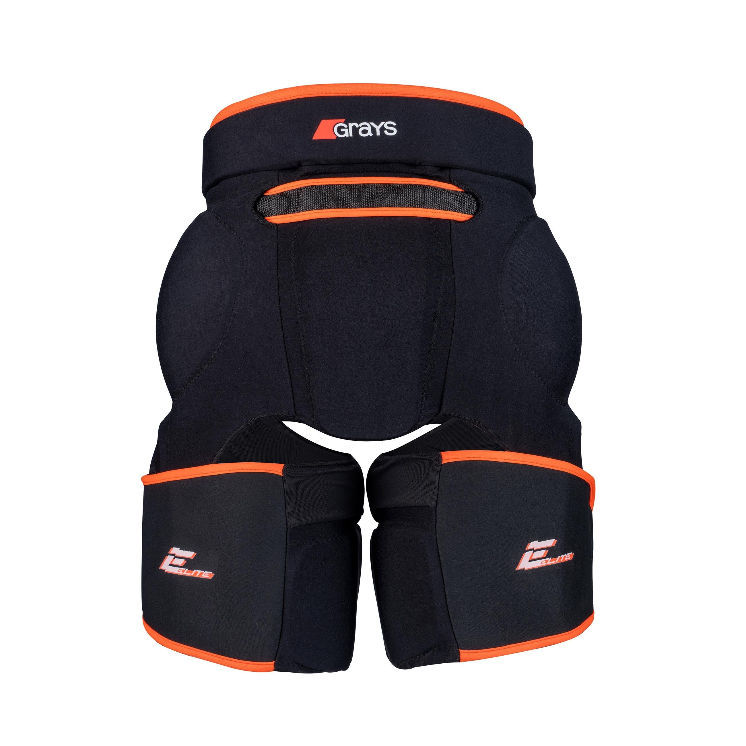 grays-elite-shorts-portiere-imbottiti-hockey-nero-arancio image 3