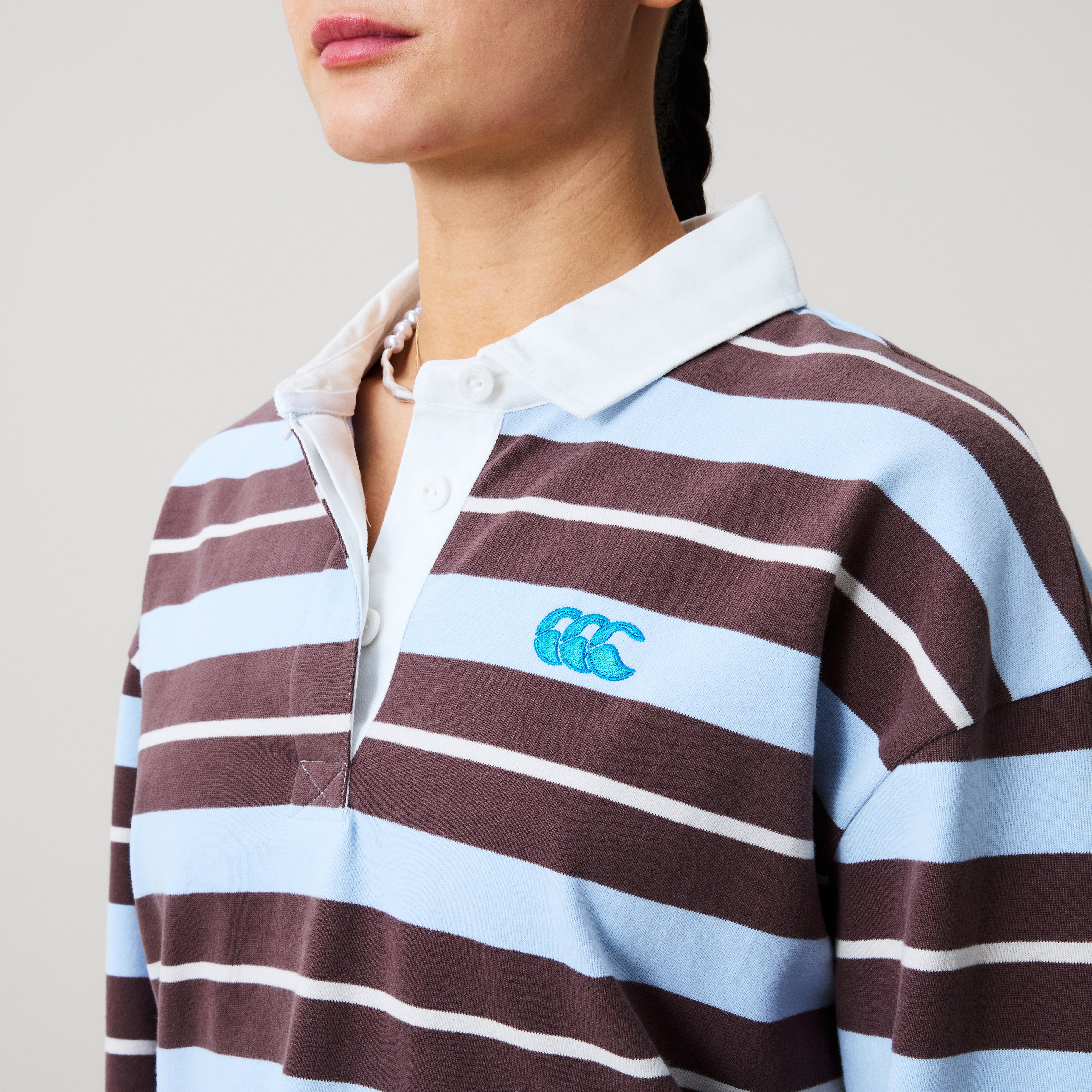 canterbury-everyday-rugby-jersey-donna-marrone-manica-lunga image 5