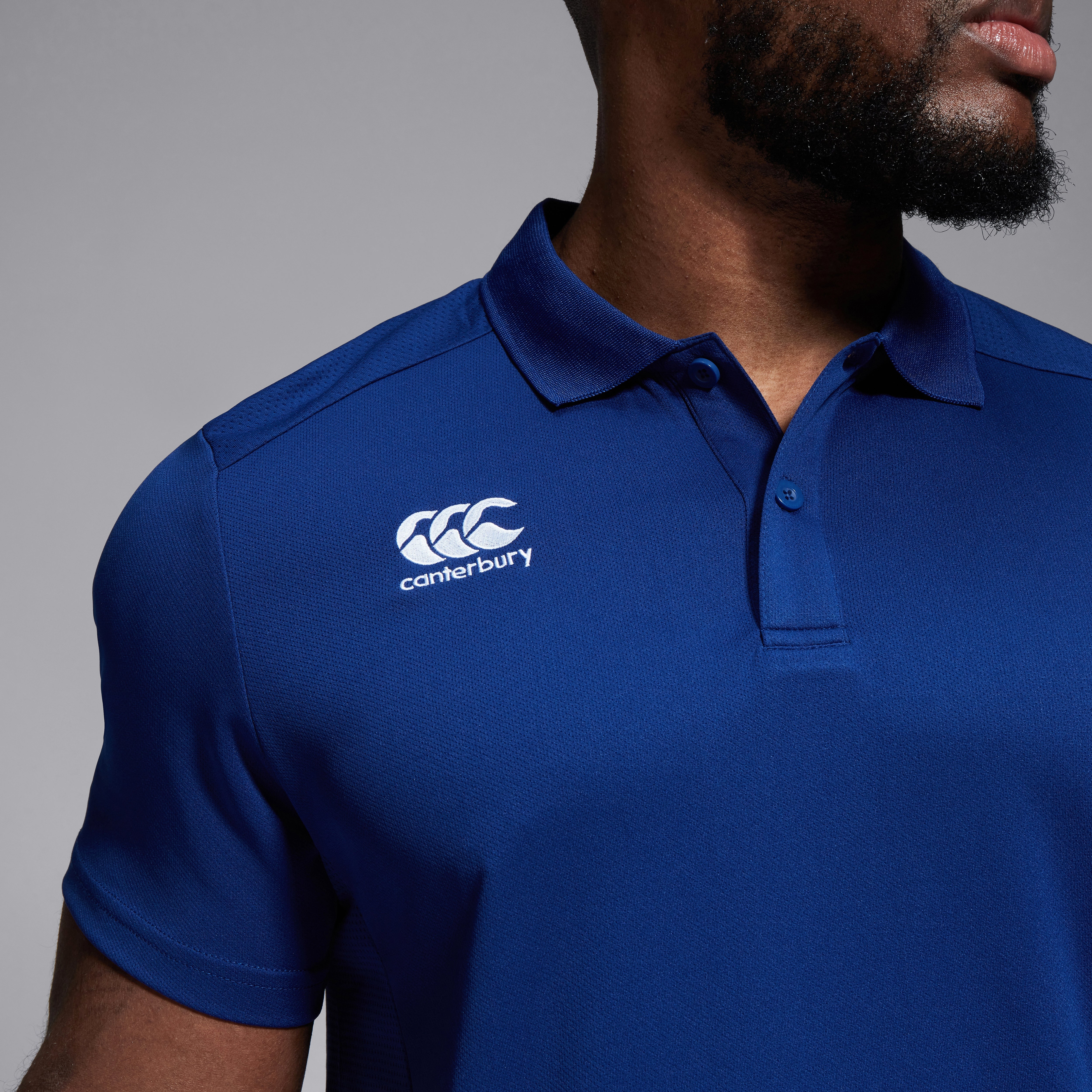 canterbury-club-dry-polo-rugby-uomo-blu image 7