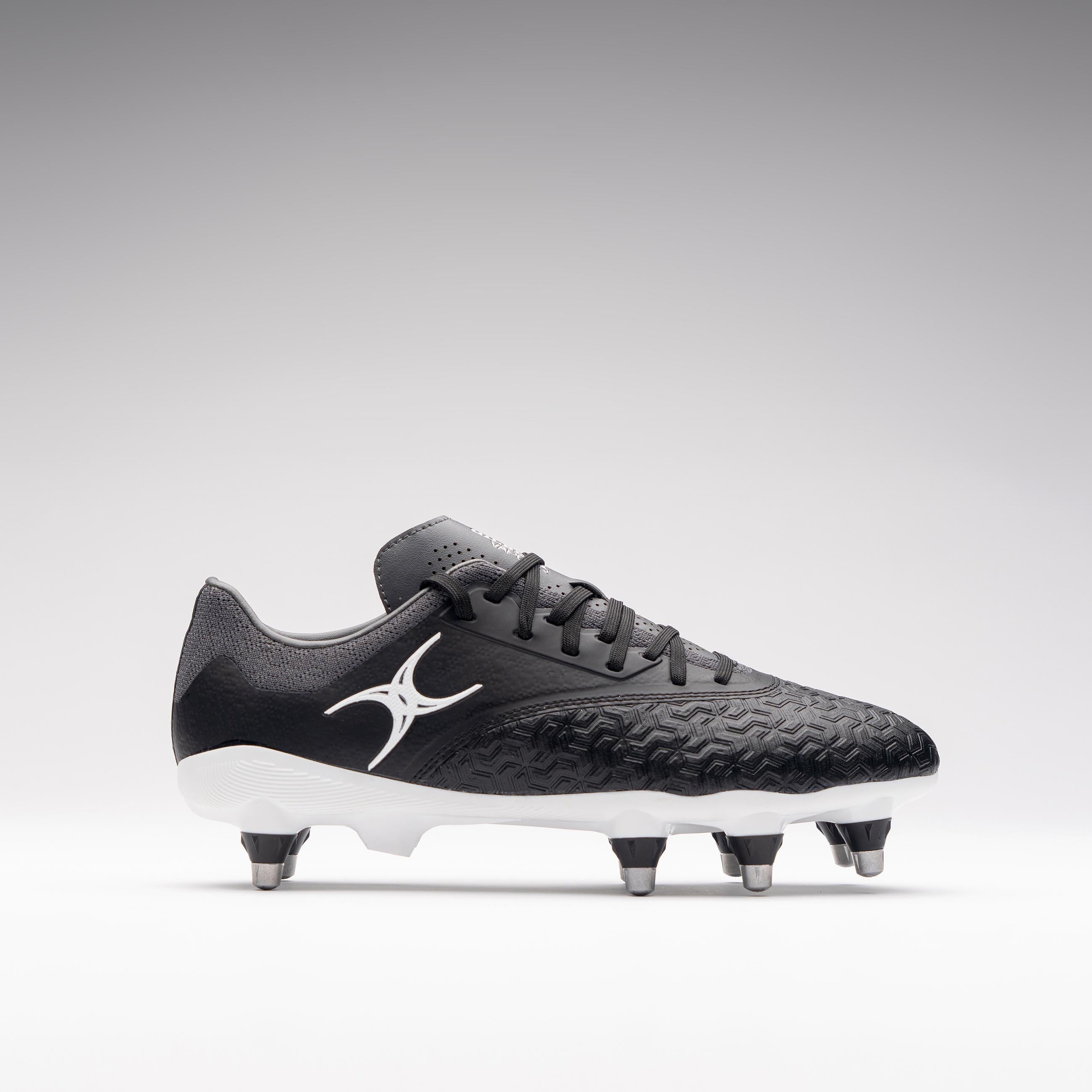 gilbert-rugby-icon-vapour-8s-scarpe-rugby-senior-nero-grigio image 6