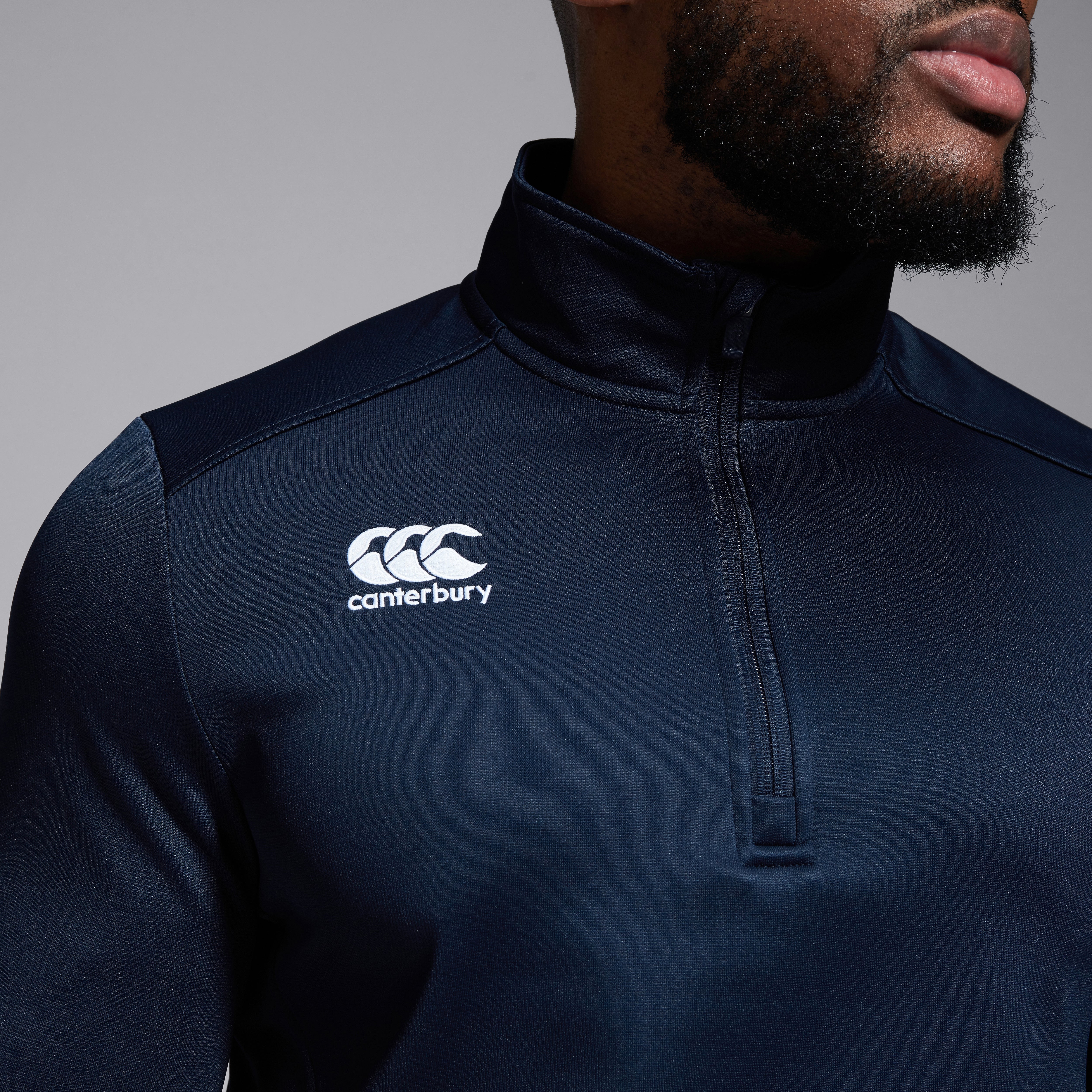 canterbury-club-1-4-zip-mid-layer-allenamento-uomo-navy image 6