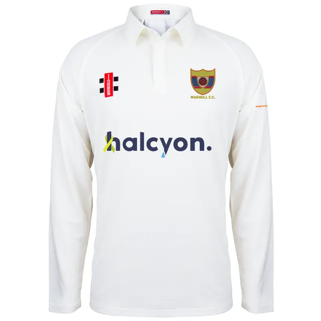 gray-nicolls-maghull-cc-senior-matrix-v2-maglia-cricket-manica-lunga-avorio image 1