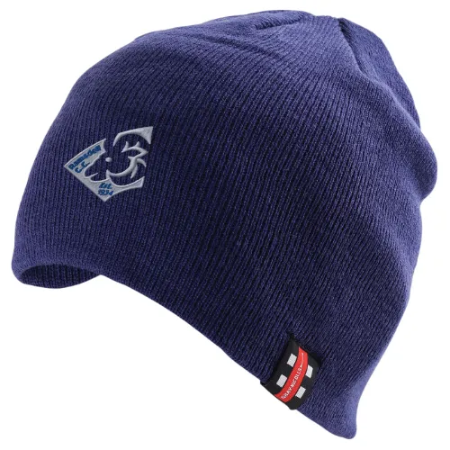 gray-nicolls-ramsdell-cc-senior-beanie-hat-blu-navy-scuro image 1