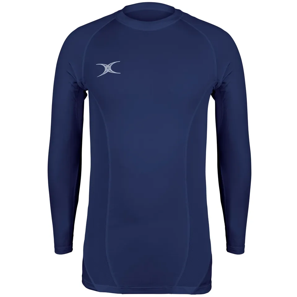 gilbert-rugby-bedford-junior-blues-atomic-x-ii-baselayer-top-senior-blu-navy image 1
