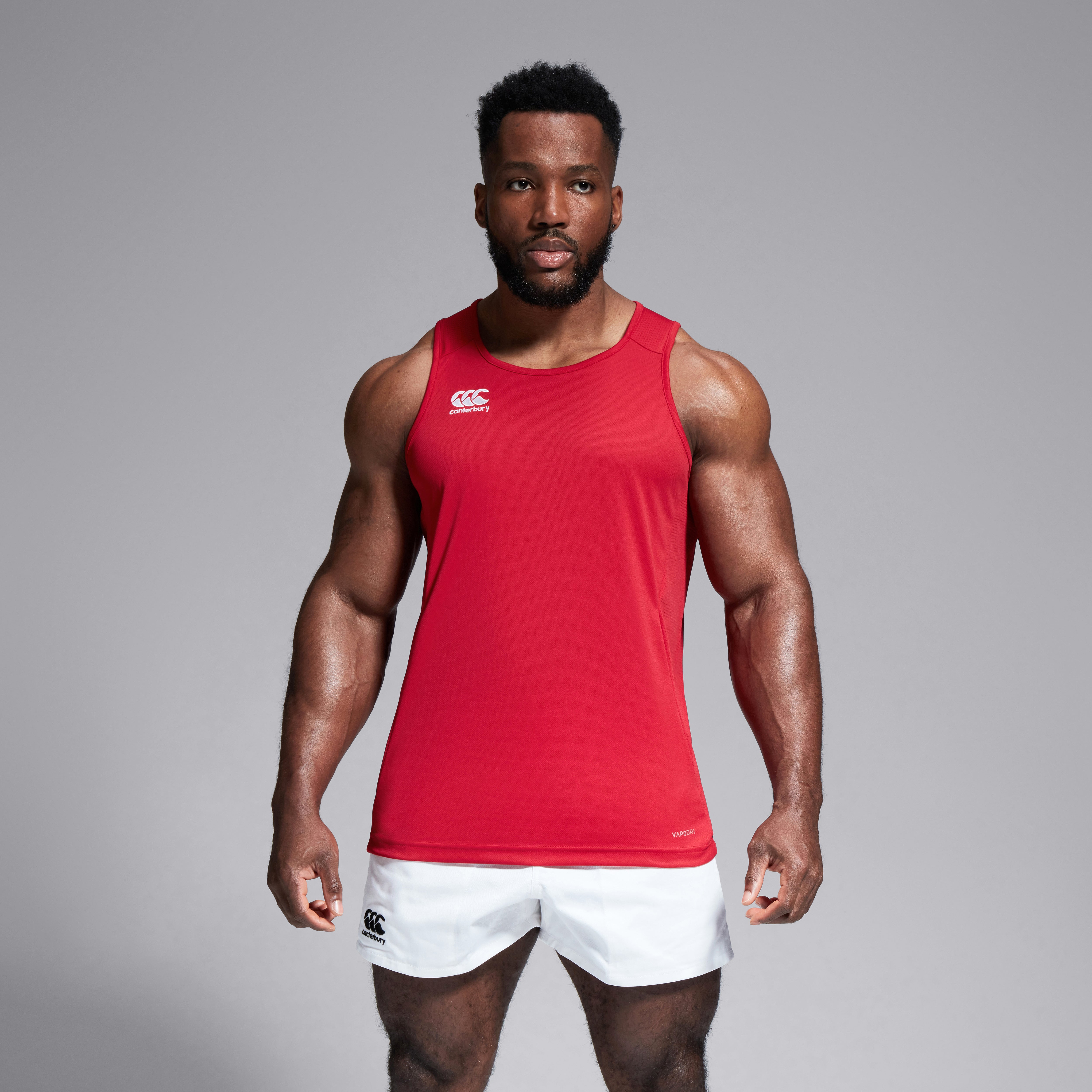 canterbury-club-dry-singlet-canotta-uomo-rossa image 2