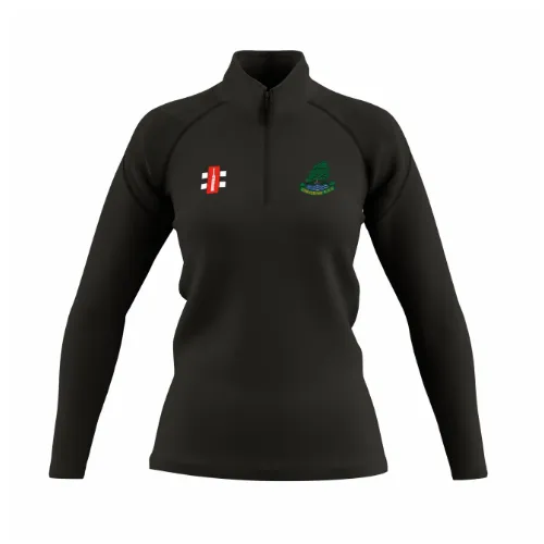 gray-nicolls-gts-pile-1-4-zip-donna-corvedale-cc-black image 1