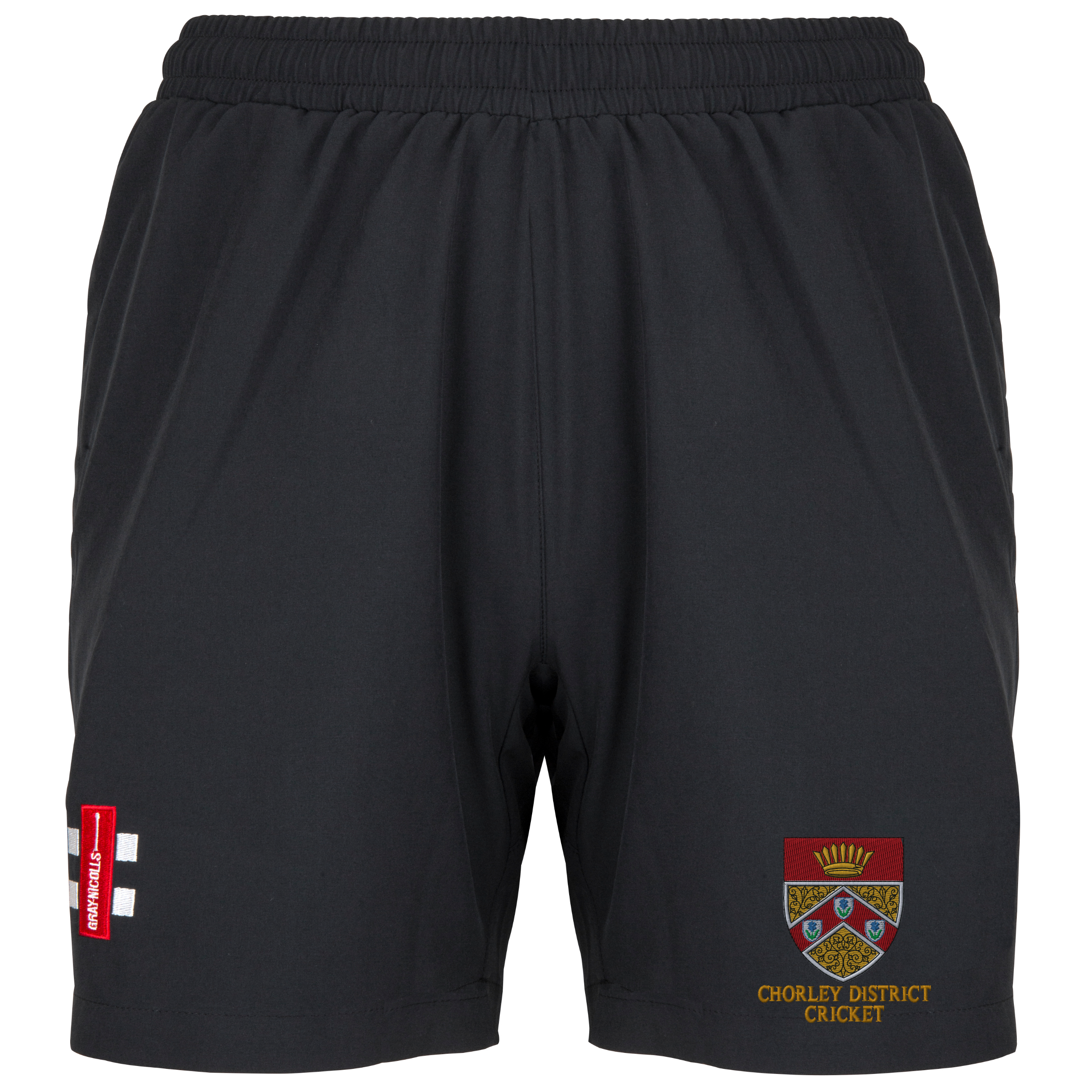gray-nicolls-chorley-district-cc-pantaloncini-velocity-donna-nero image 1