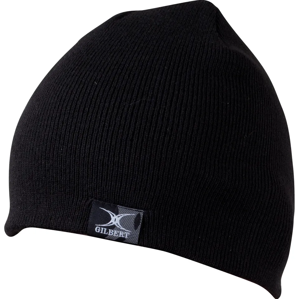 gilbert-rugby-berretto-beanie-nero-blu-navy image 1