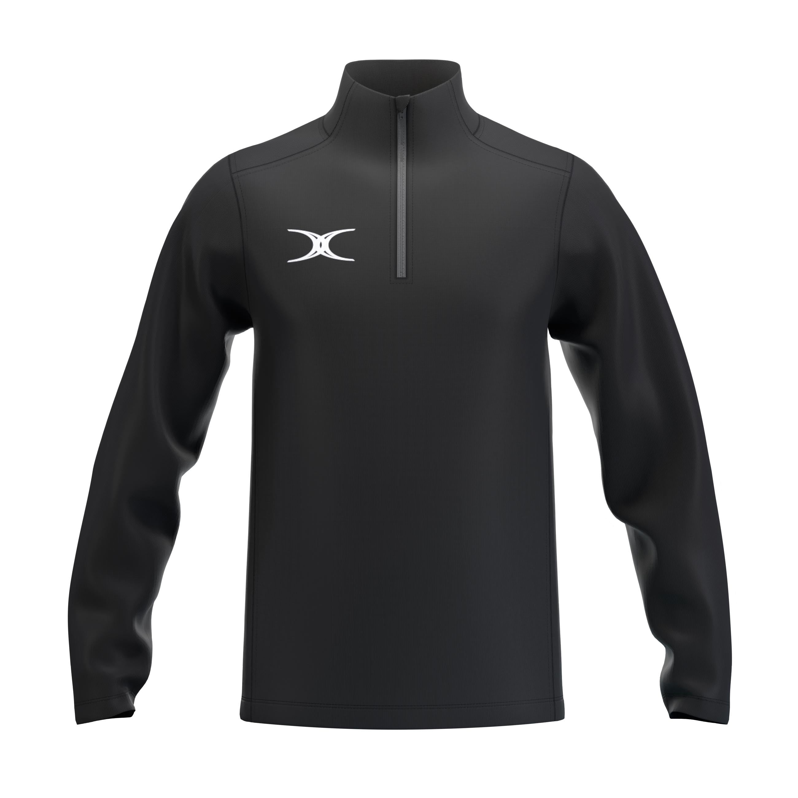 gilbert-rugby-atom-pile-1-4-zip-junior-nero image 1