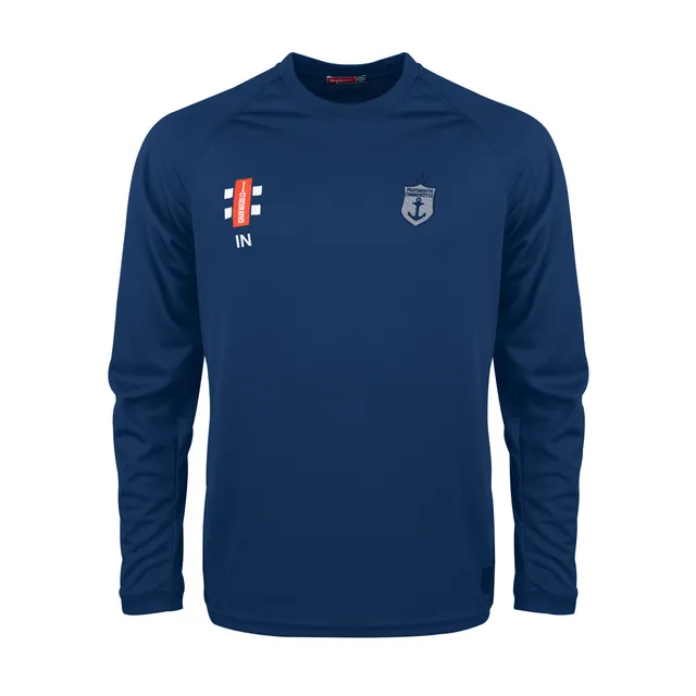 gray-nicolls-matrix-v2-t-shirt-manica-lunga-senior-portsmouth-community-cc-blu-n image 1