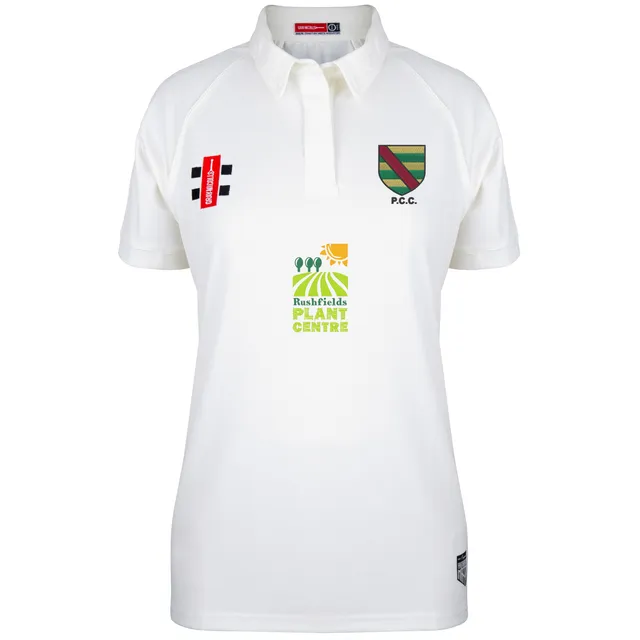 gray-nicolls-matrix-v2-maglia-cricket-s-s-donna-poynings-cricket-club-ivory image 1