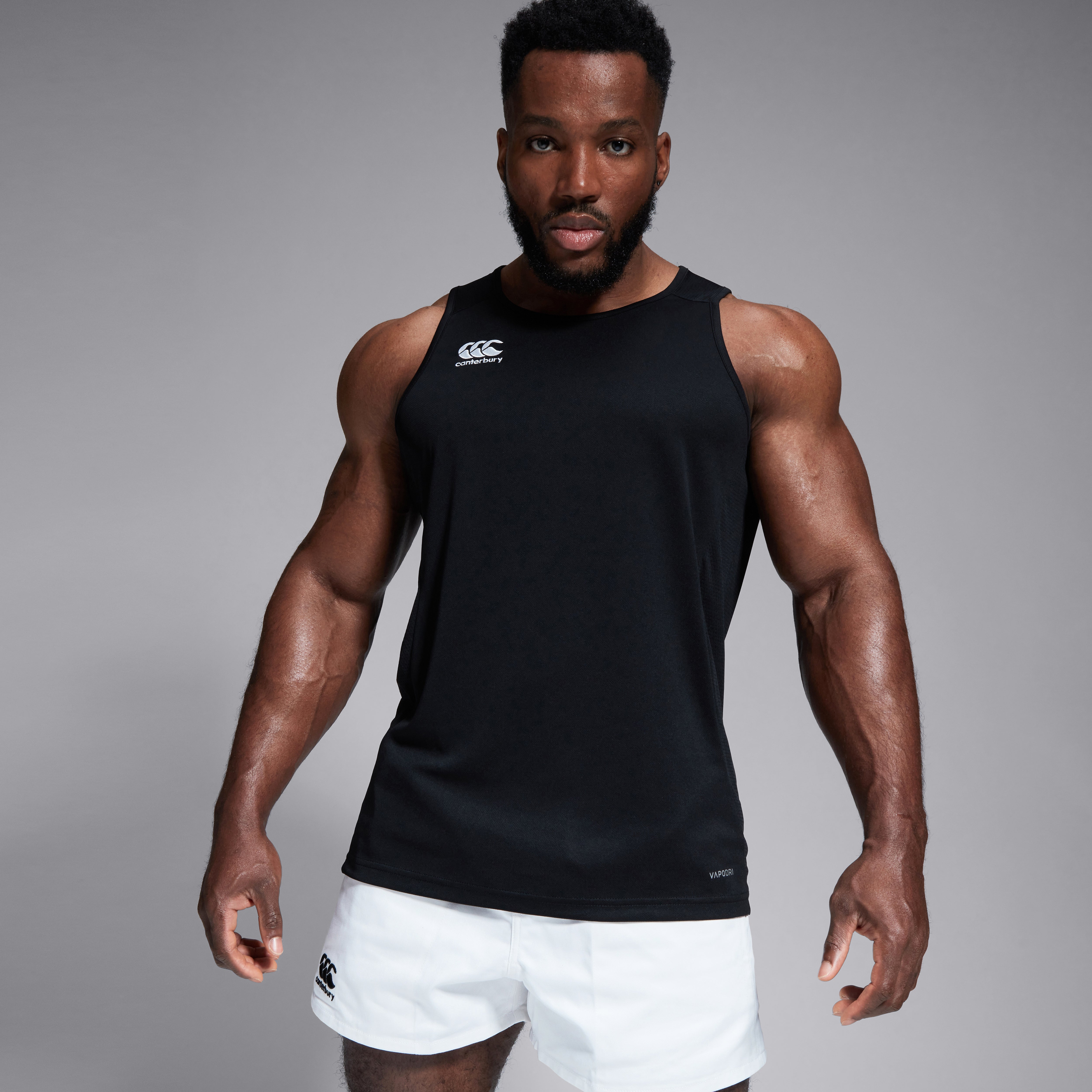 canterbury-club-dry-singlet-uomo-canotta-tecnica-nera image 4