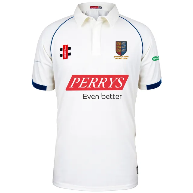 gray-nicolls-sandwich-town-cc-junior-maglia-match-matrix-v2-s-s-avorio-navy image 1