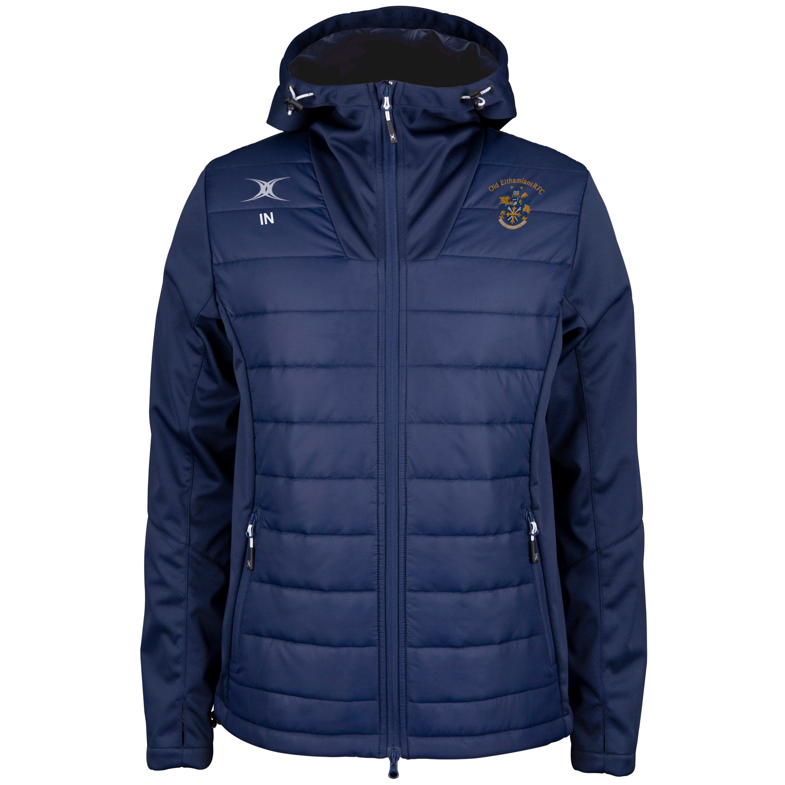 gilbert-rugby-old-elthamians-rfc-pro-active-giacca-full-zip-uomo-blu-navy-scuro image 1