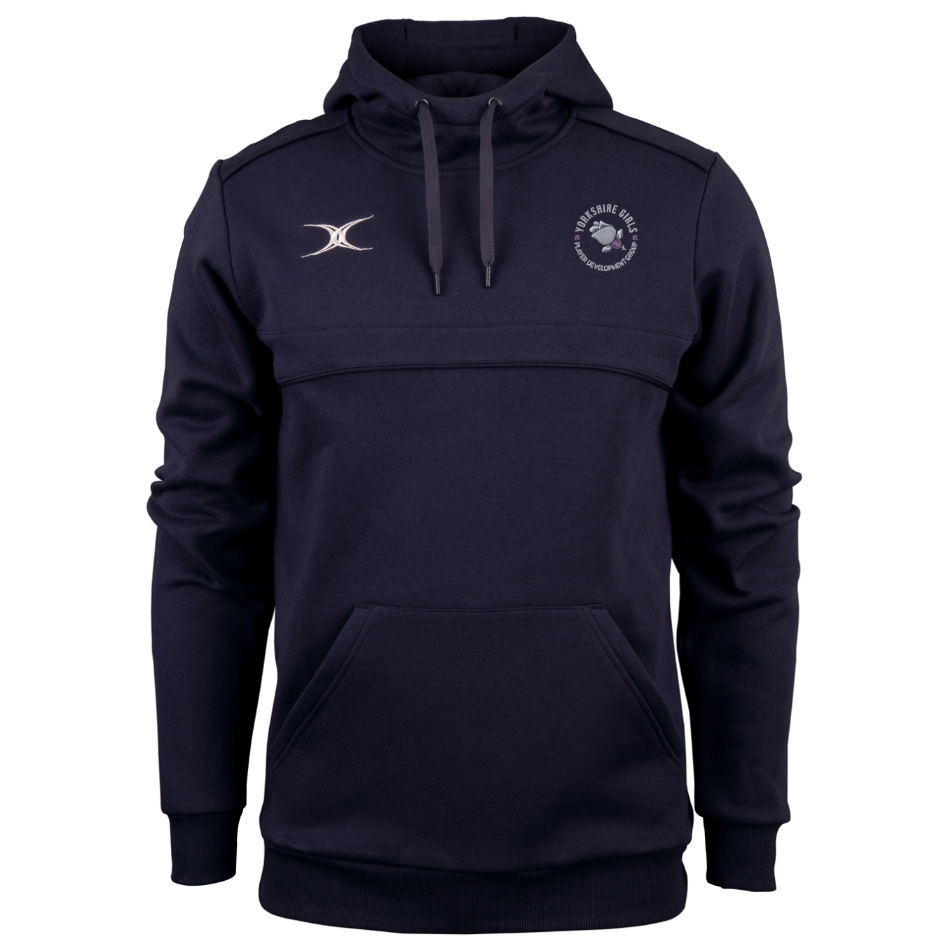 gilbert-rugby-yorkshire-pdg-photon-felpa-con-cappuccio-uomo-blu-navy image 1