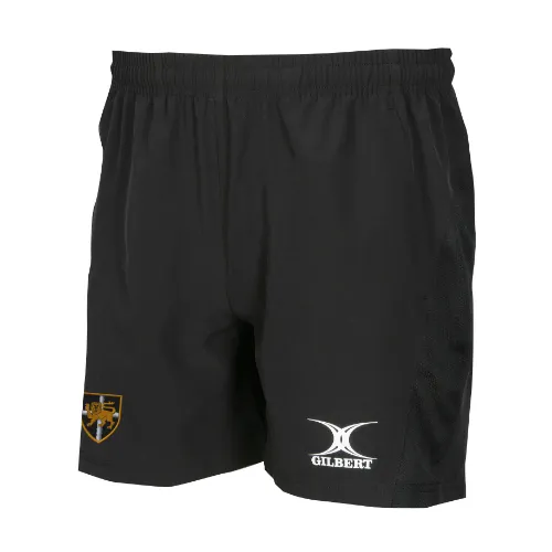 gilbert-rugby-esher-rfc-donna-pro-pantaloncini-leisure-neri image 1