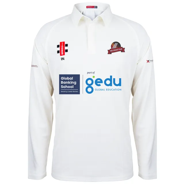 gray-nicolls-matrix-v2-maglia-cricket-manica-lunga-senior-ivory-neo-cricket-club image 1