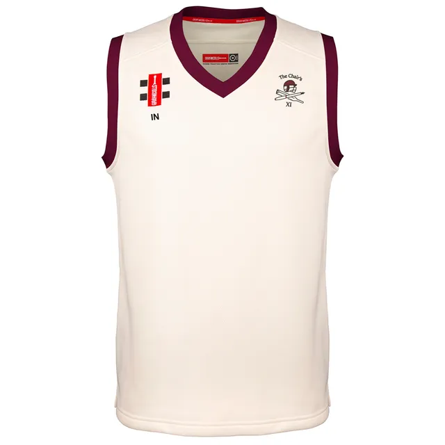 gray-nicolls-the-chairs-xi-senior-pro-performance-slipover-match-avorio-bordeaux image 1