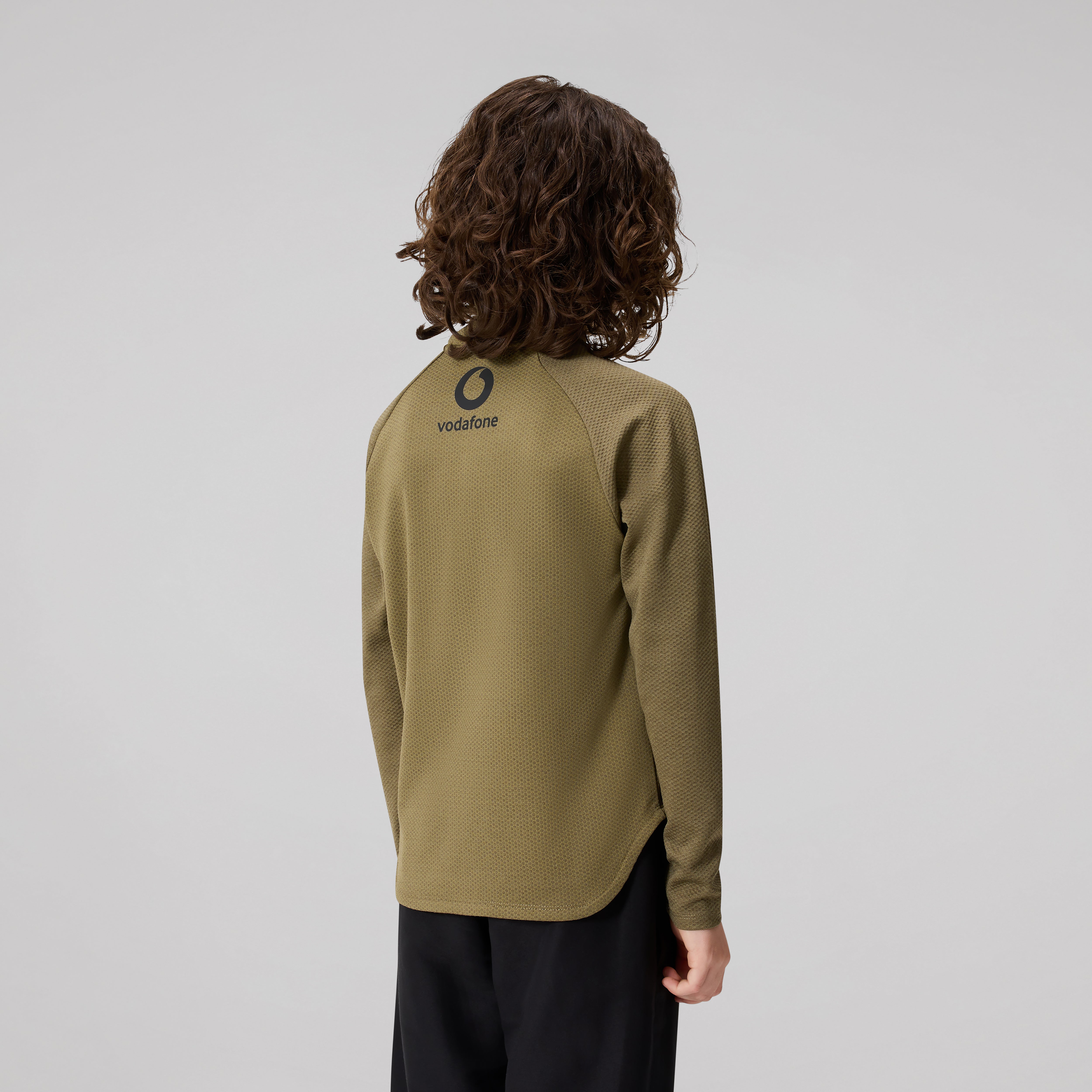 canterbury-ireland-elite-1st-layer-junior-unisex-midlayer-termico-khaki image 2