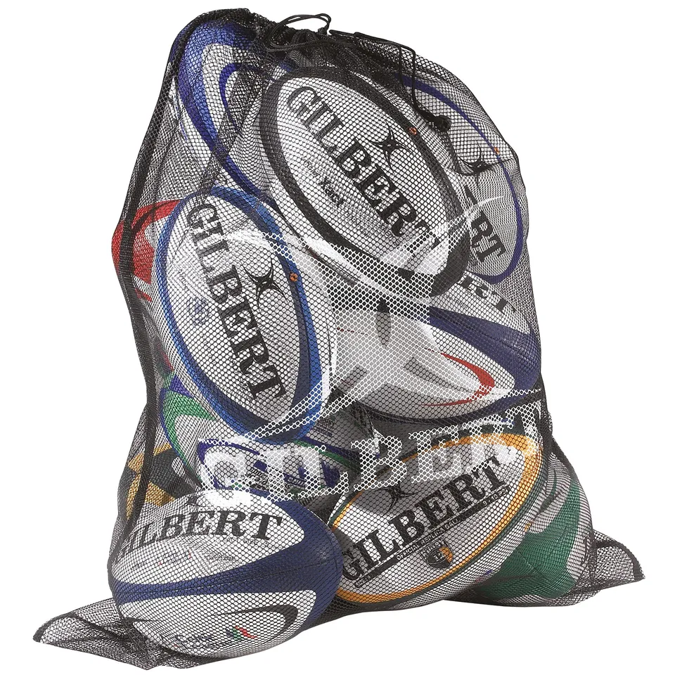 gilbert-rugby-fine-mesh-bag-borsa-rete-porta-palloni-rugby-nera-da-12-palloni image 1
