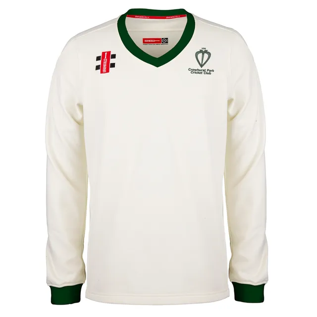 gray-nicolls-pro-performance-maglione-cricket-adulto-crowhurst-park-cc-avorio-ve image 1