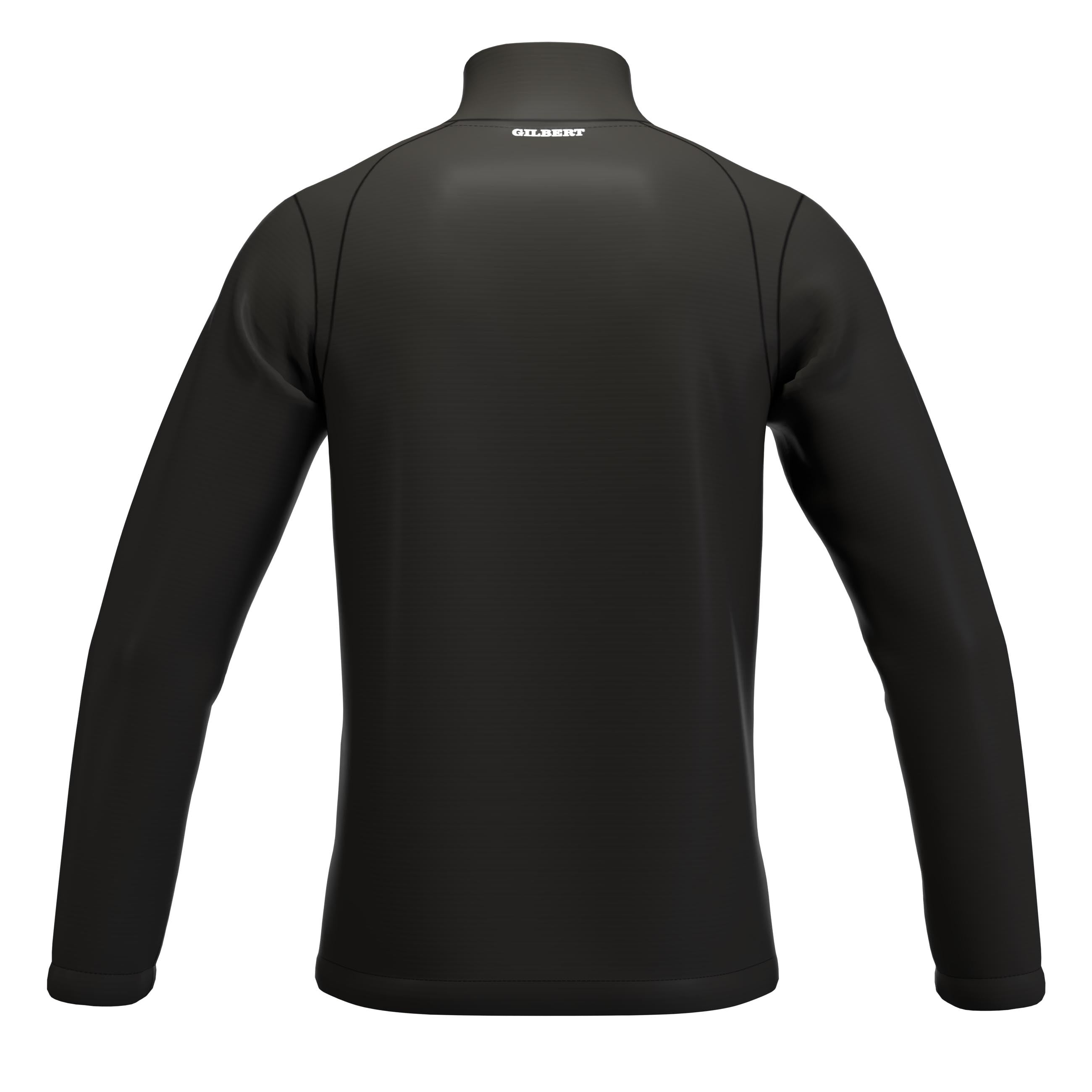 gilbert-rugby-atom-giacca-1-4-zip-junior-nero image 2