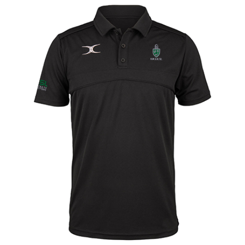 gilbert-rugby-photon-ii-polo-manica-corta-north-midlands-referees-senior-black image 1