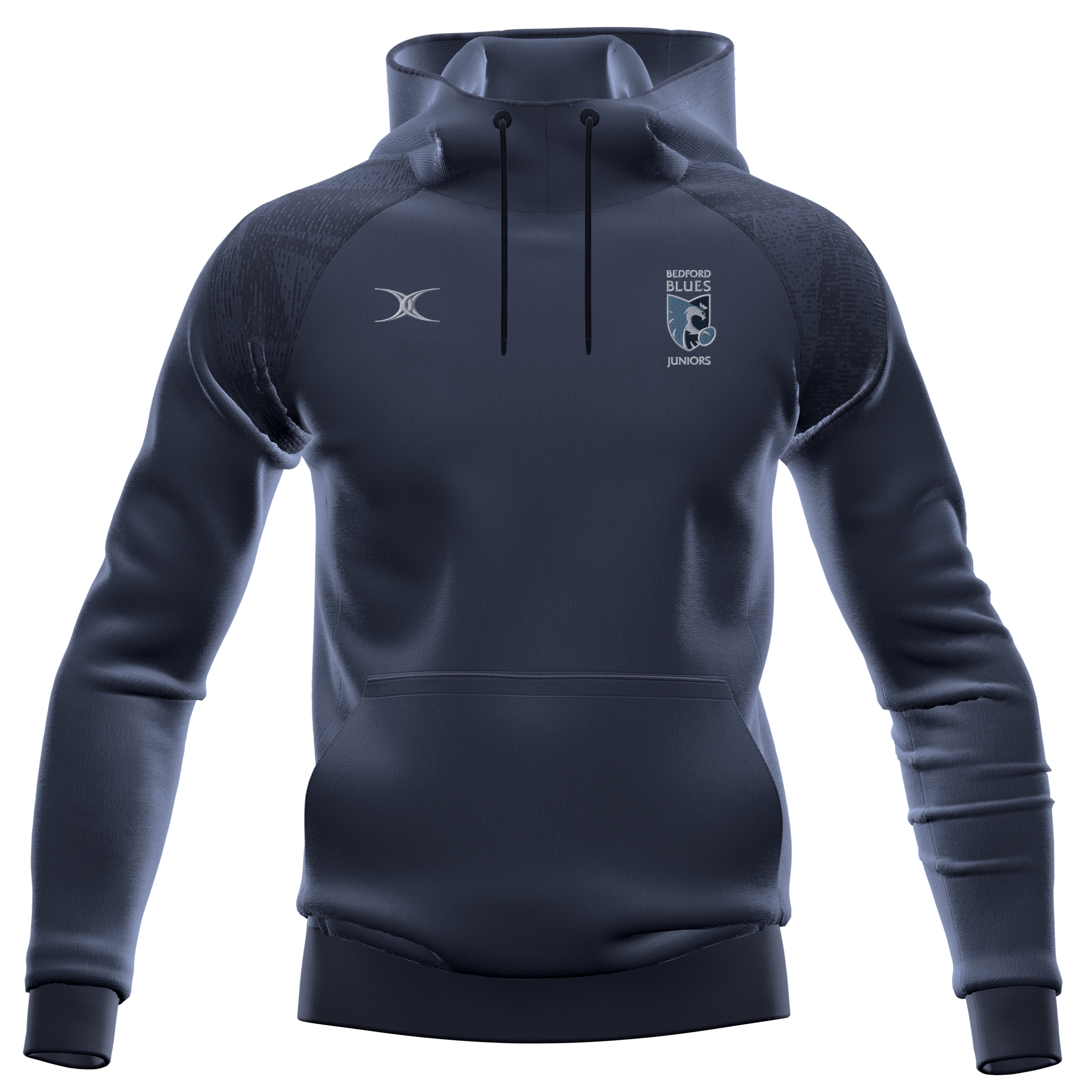 gilbert-rugby-gts-felpa-con-cappuccio-junior-bedford-junior-blues-blu-navy image 1