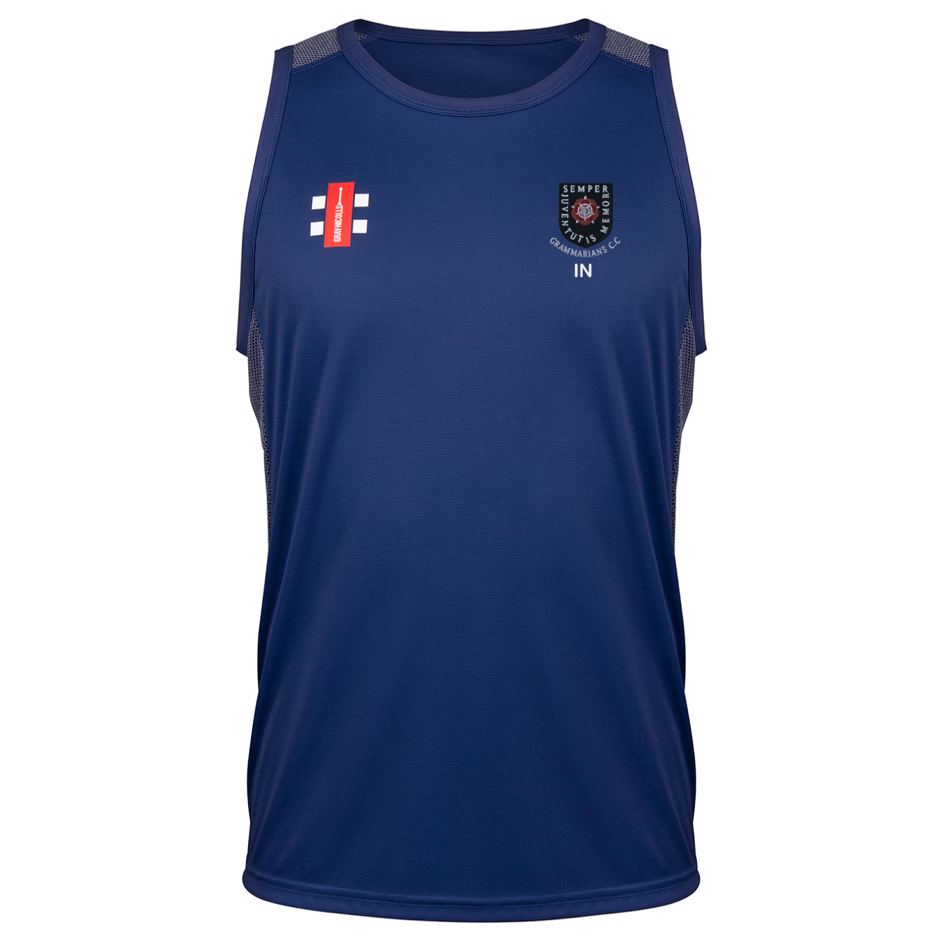 gray-nicolls-wellingborough-old-grammarians-pro-performance-canotta-navy-senior image 1