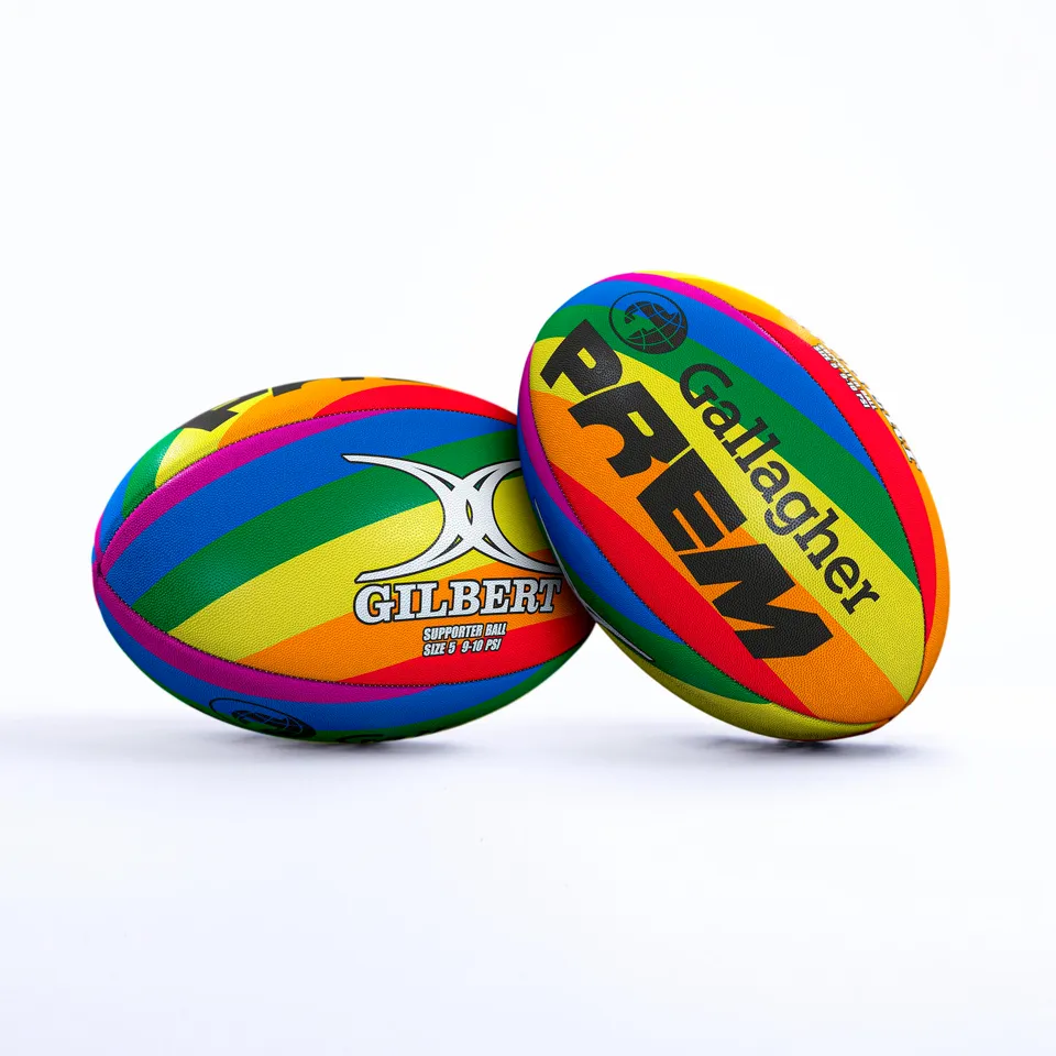 gilbert-rugby-rainbow-prem-rugby-ball-25-26-pallone-supporter-rainbow-laces-prem image 1